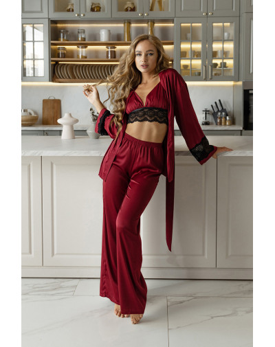 Set aus Hose, Mieder und Umhang